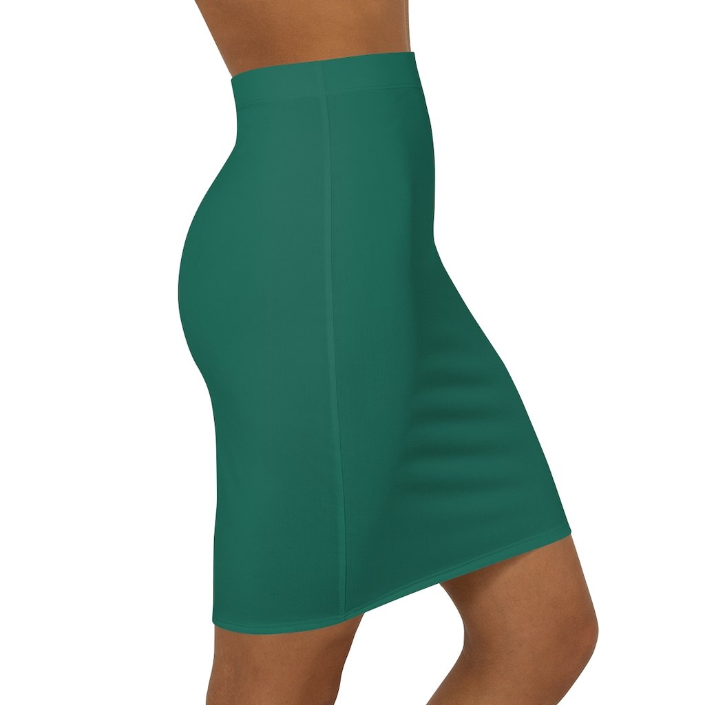 Womens Skirt, Teal Green Pencil Skirt