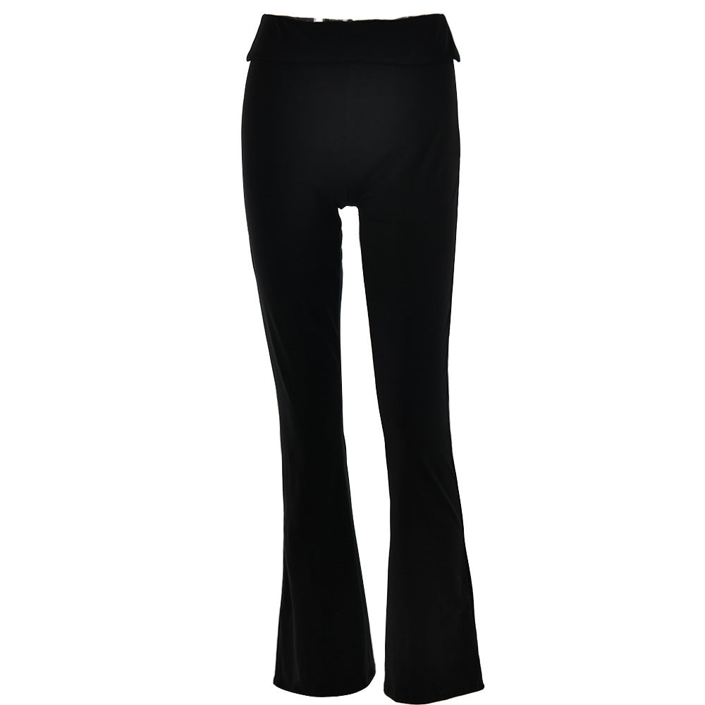 Sexy High-Waisted Flared Pants for Sassy Girls