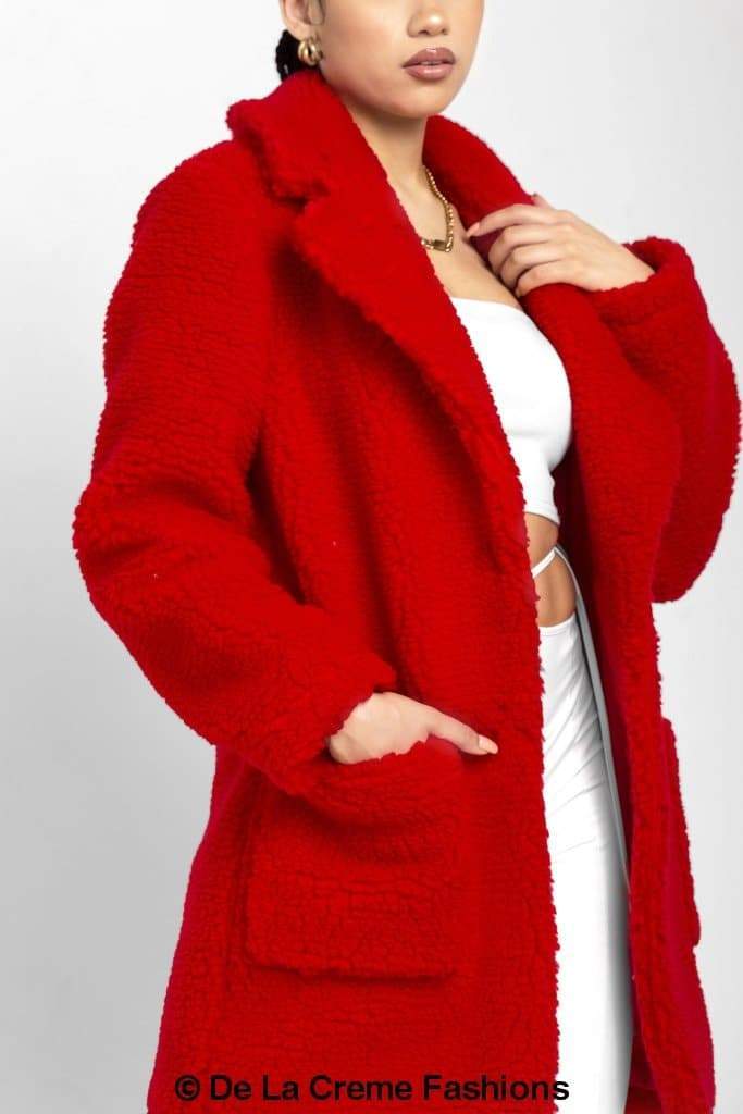 Jacqueline Oversized Teddy Coat